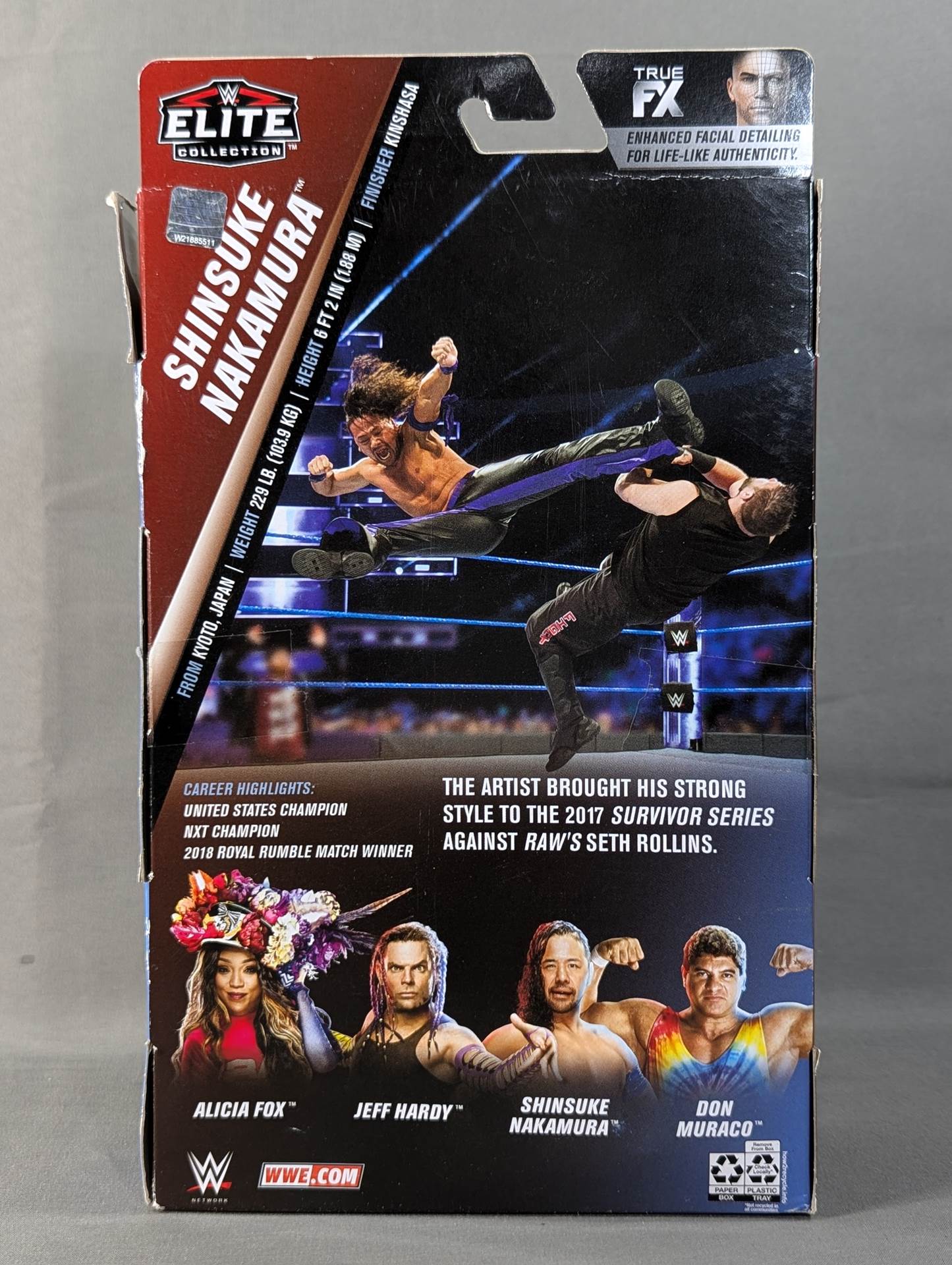 Shinsuke Nakamura  (blue shirt)