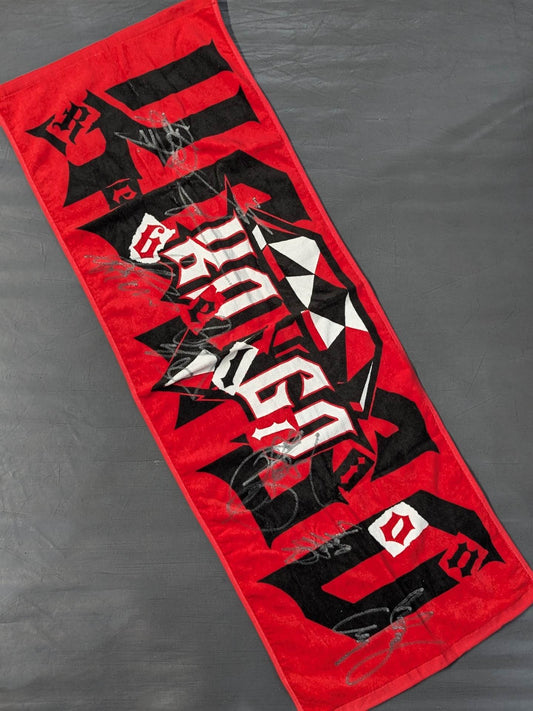 【7 peoplehand signed autograph 】Kongo Sports Towel