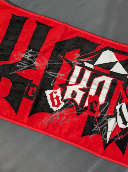 【7 peoplehand signed autograph 】Kongo Sports Towel