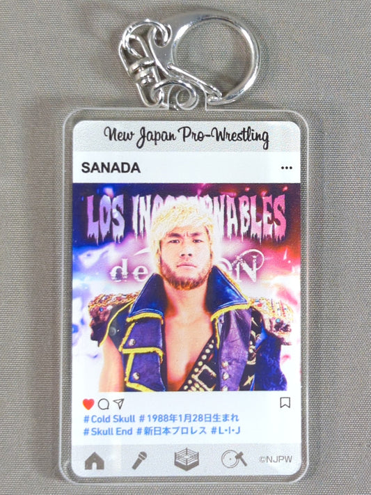 ★新日本プロレスくじ 2020★ SANADA アクリルキーホルダー