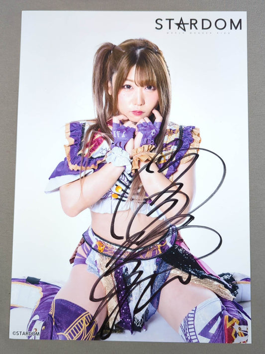 中野たむ 直筆サイン入り スターダムポートレート(R-7)