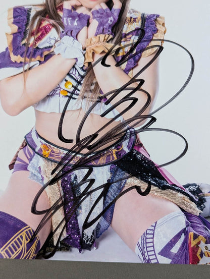 中野たむ 直筆サイン入り スターダムポートレート(R-7)