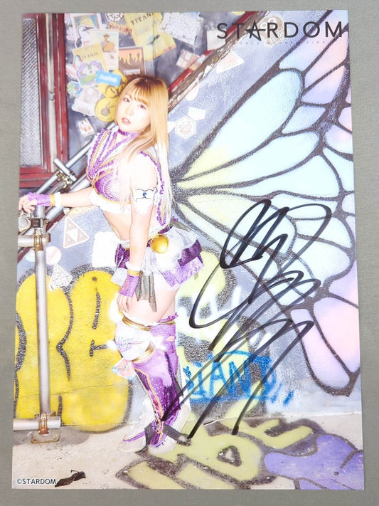 中野たむ 直筆サイン入り スターダムポートレート(R-8)