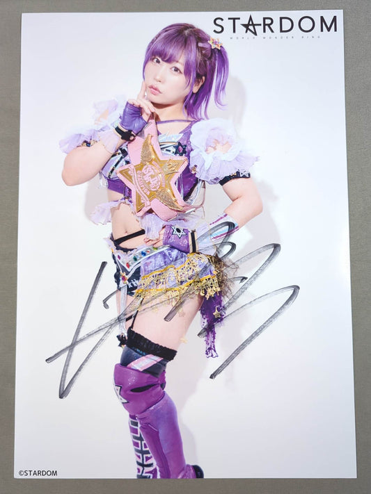 中野たむ 直筆サイン入り スターダムポートレート(S-5)