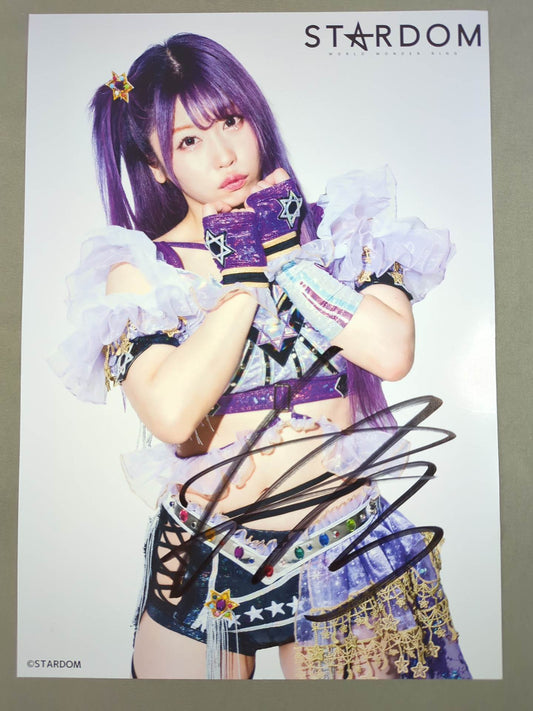 中野たむ 直筆サイン入り スターダムポートレート(S-6)