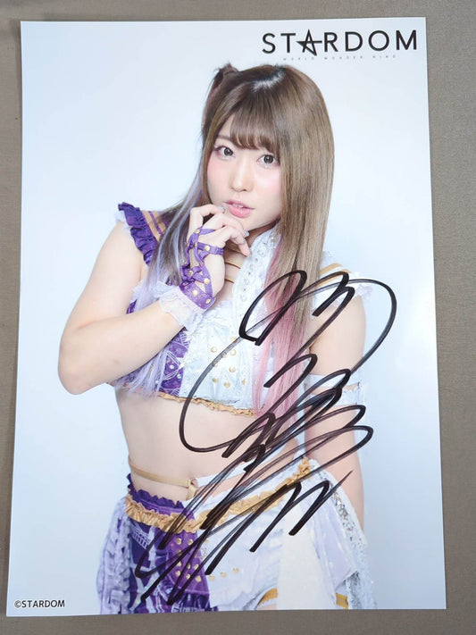 中野たむ 直筆サイン入り スターダムポートレート(S-9)