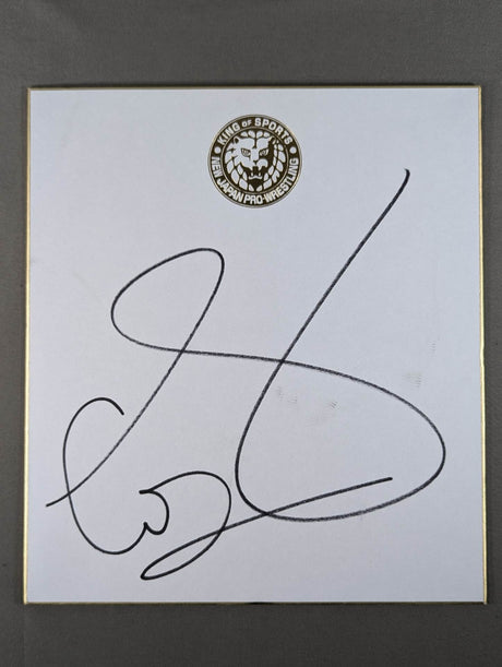 Cody Rhodes  (Lion Mark ) Shikishi ( Autograph board ) )