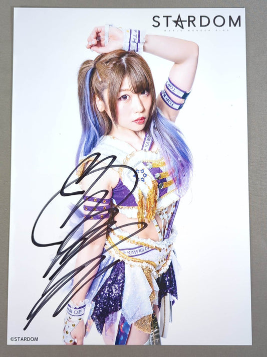 中野たむ 直筆サイン入り スターダムポートレート(T-6)