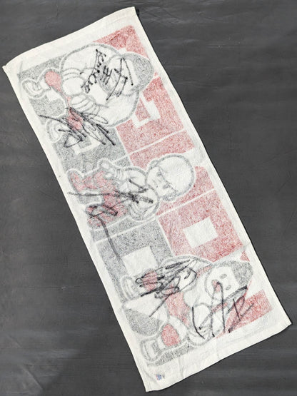 【5 peoplehand signed autograph 】Kongo "KONGO" face towel