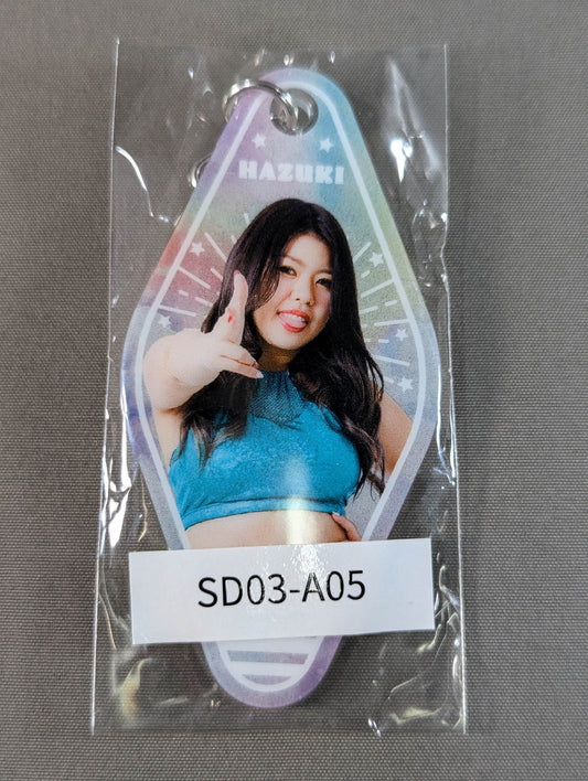 Hazuki STARDOM×Webpon Acrylic Motel Keychain