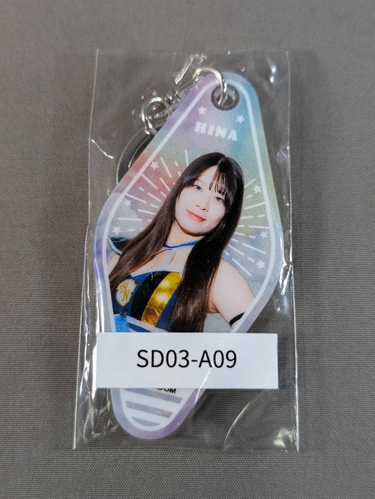 HINA  STARDOM×Webpong Acrylic Motel Keychain