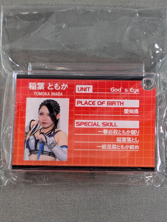 Tomoka Inaba  Profile Acrylic Keychain