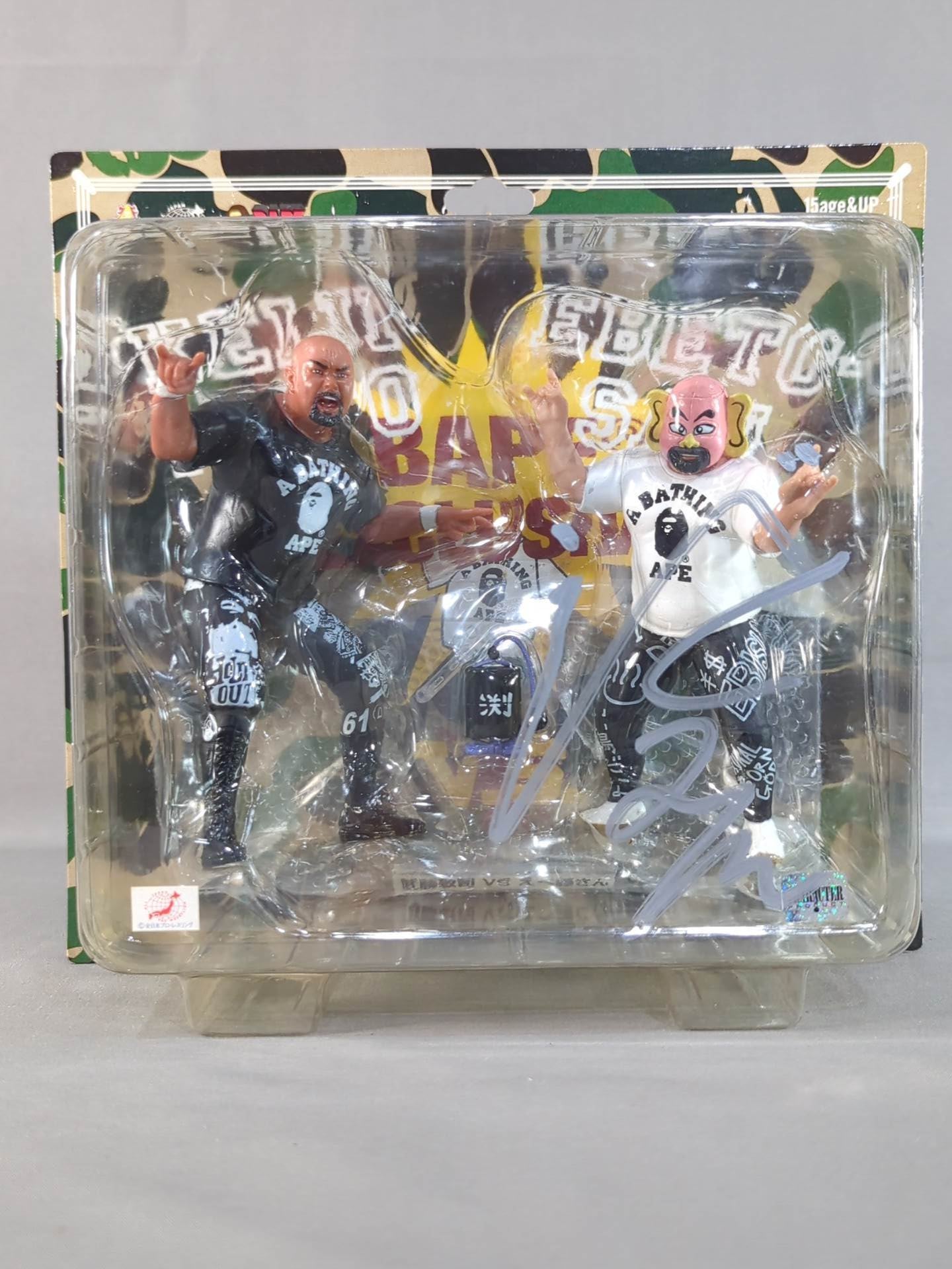 【Ebessan hand signed autograph 】★A BATHING APE★ Muto Keiji vs Ebefuji