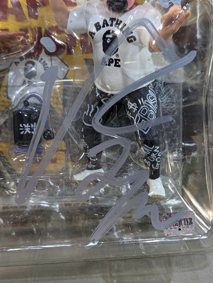 【Ebessan hand signed autograph 】★A BATHING APE★ Muto Keiji vs Ebefuji