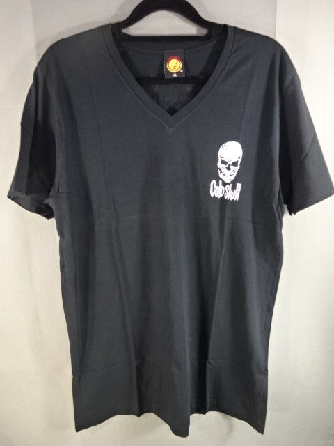 SANADA V-Neck T-Shirt (Black)