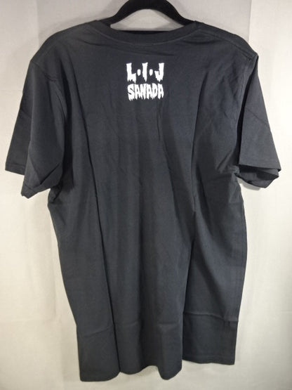 SANADA V-Neck T-Shirt (Black)