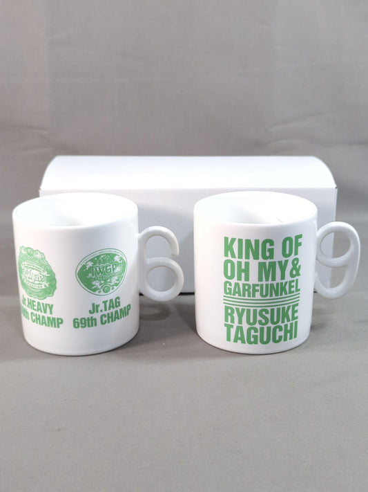 ★ Fighting Spirit Shopping Limited ★ Ryusuke Taguchi "69" Mug Set