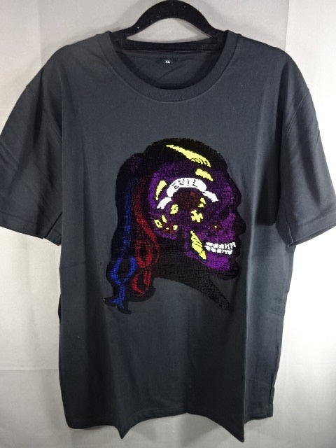 EVIL Changing Sequin T-Shirt