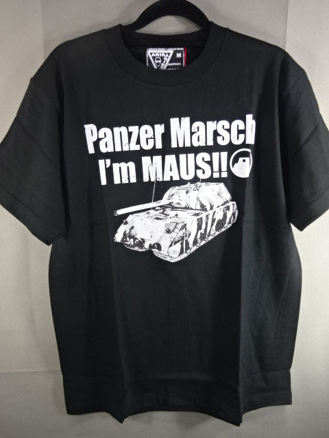 ARISTRIST  AT× Girls & Panzer Collaboration T-shirt (1) (Black)