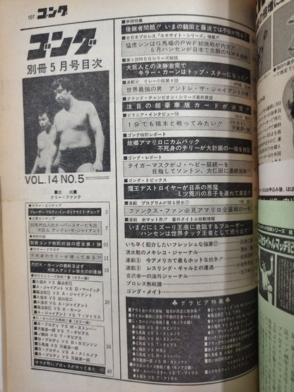 別冊ゴングVol.14 No.5
