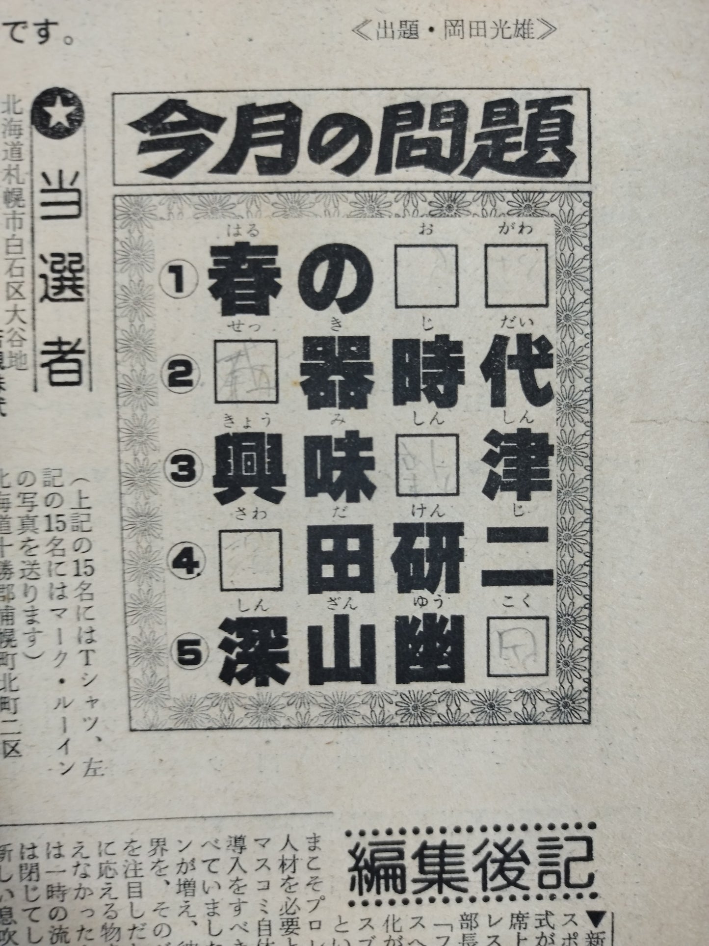 月刊プロレス 1981年2月号