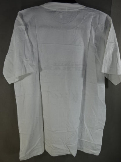 【直筆サイン入り】ジャイアント馬場「GLORY ROAD」Tシャツ①(ホワイト×ブルー)