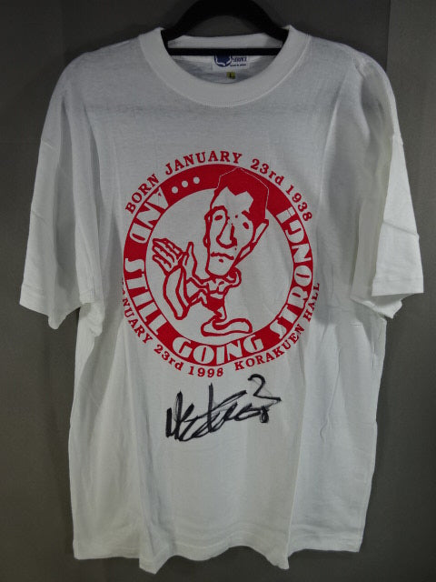 【hand signed autograph】 Giant Baba  Jan. 23, 1998 Korakuen Hall  T-shirt
