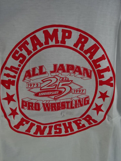全日本プロレス 25th ANNIVERSARY 4th.STAMP RALLY FINISHER TシャツTシャ