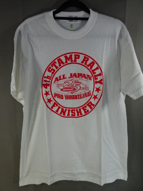 全日本プロレス 25th ANNIVERSARY 4th.STAMP RALLY FINISHER TシャツTシャ