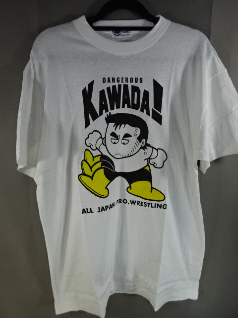 川田利明 イラスト Tシャツ①(ストンピング)