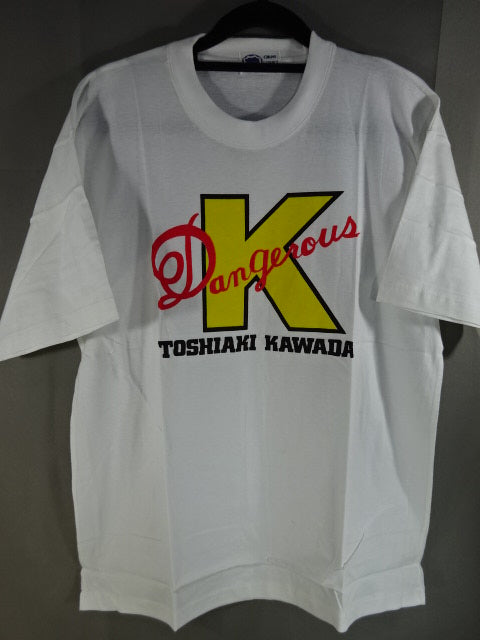 川田利明「DANGEROUS K」Tシャツ①(ホワイト)