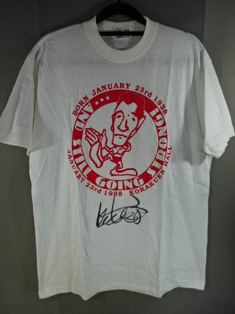 【hand signed autograph】 Giant Baba  Jan. 23, 1998 Korakuen Hall  T-shirt