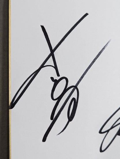 ★TEAM NOAH★ 4 fighters note (NOAH 25th anniversary) Shikishi ( Autograph board ) )