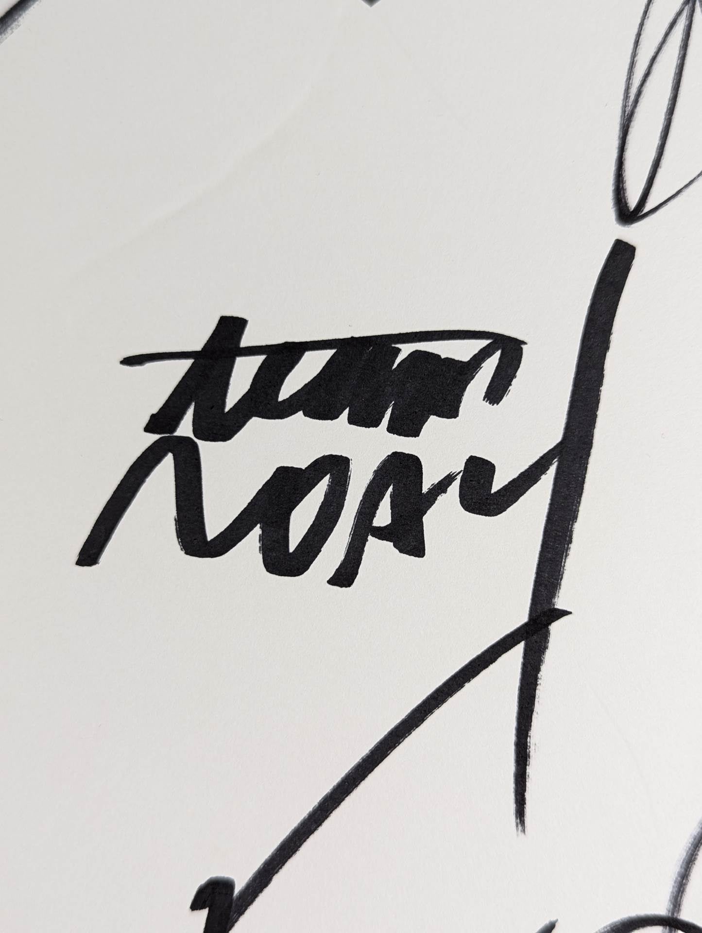 ★TEAM NOAH★ 5選手寄せ書き(NOAH専用色紙)