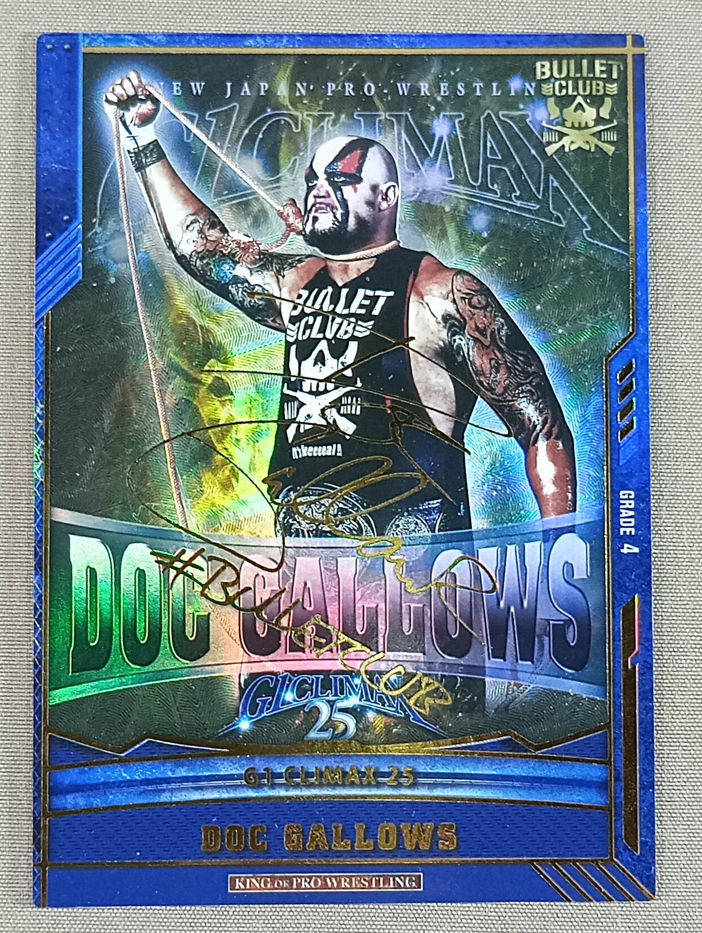 Doc Gallows / G1 CLIMAX25 Foil Stamped Signature SP Card