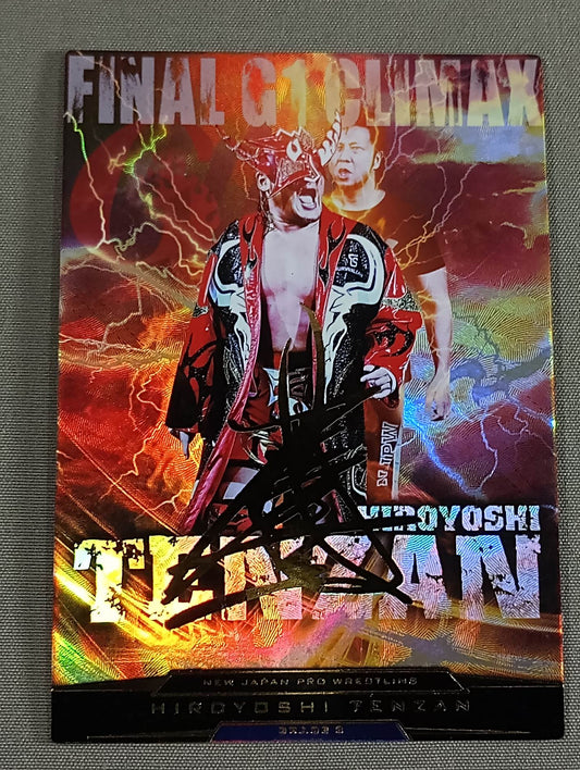 Hiroyoshi Tenzan  / Foil Stamped Sign SP Card