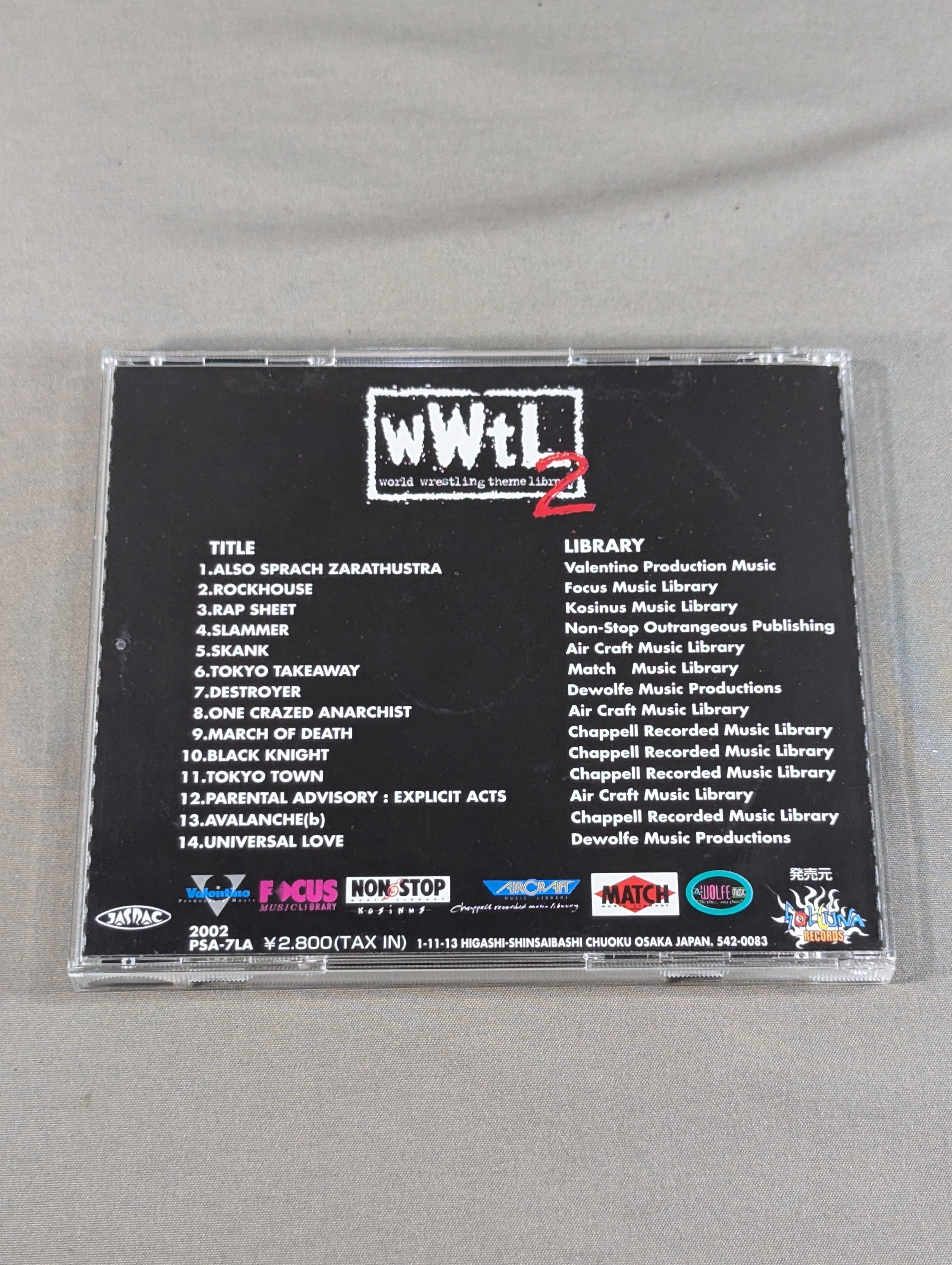 World Wrestling Theme Library 2 | eBay