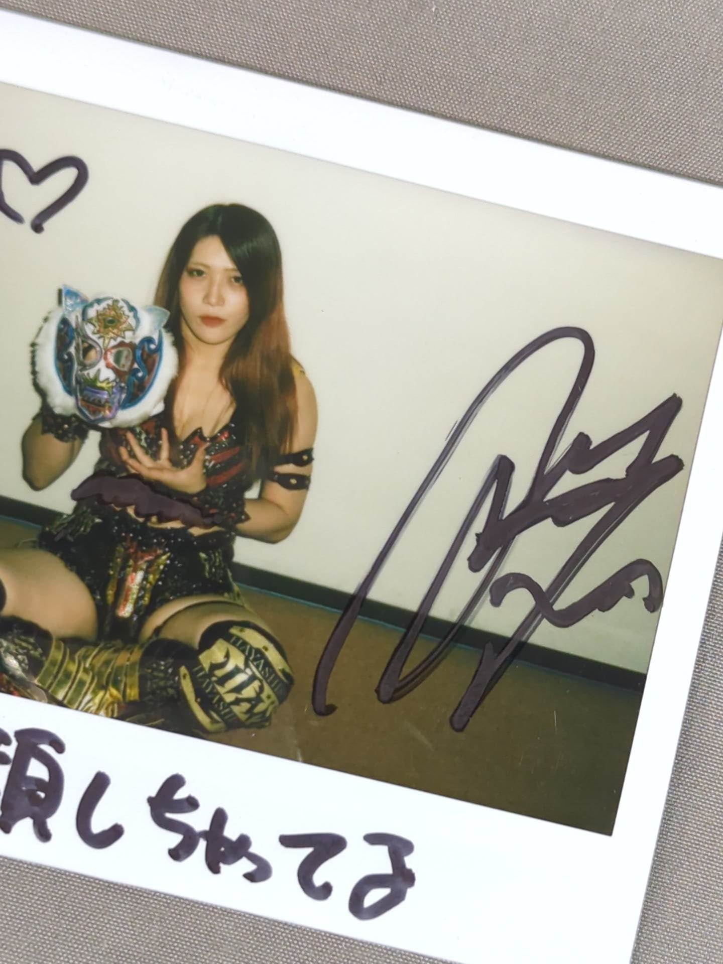林下詩美 直筆サイン入りチェキ(A-1)