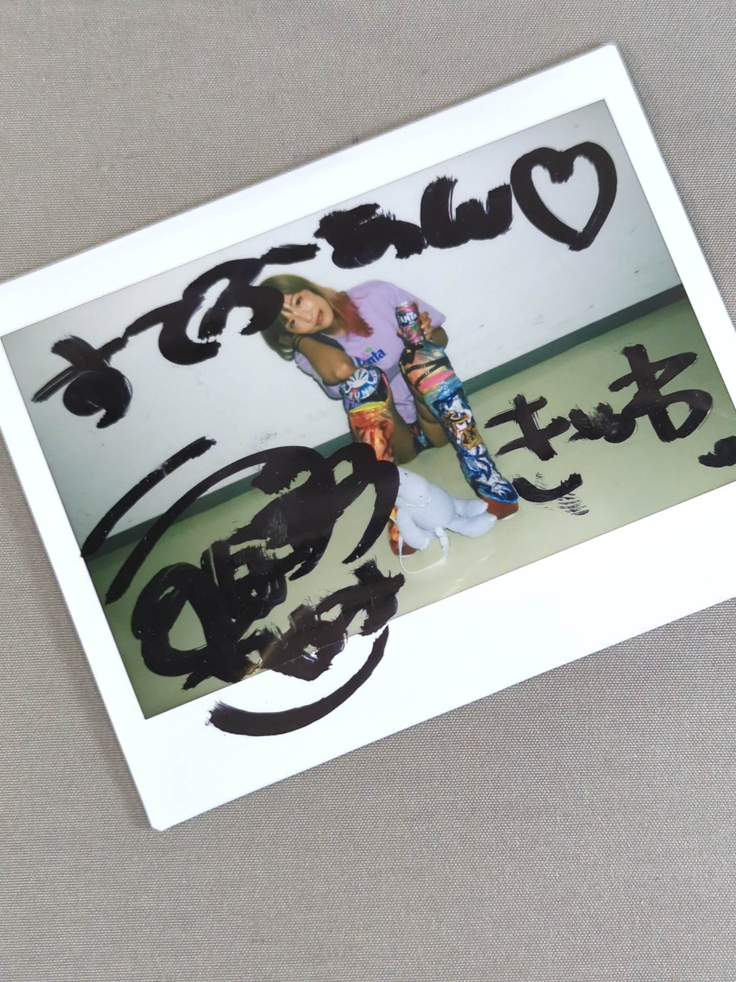 ウナギ・サヤカ 直筆サイン入り チェキ(N-1)