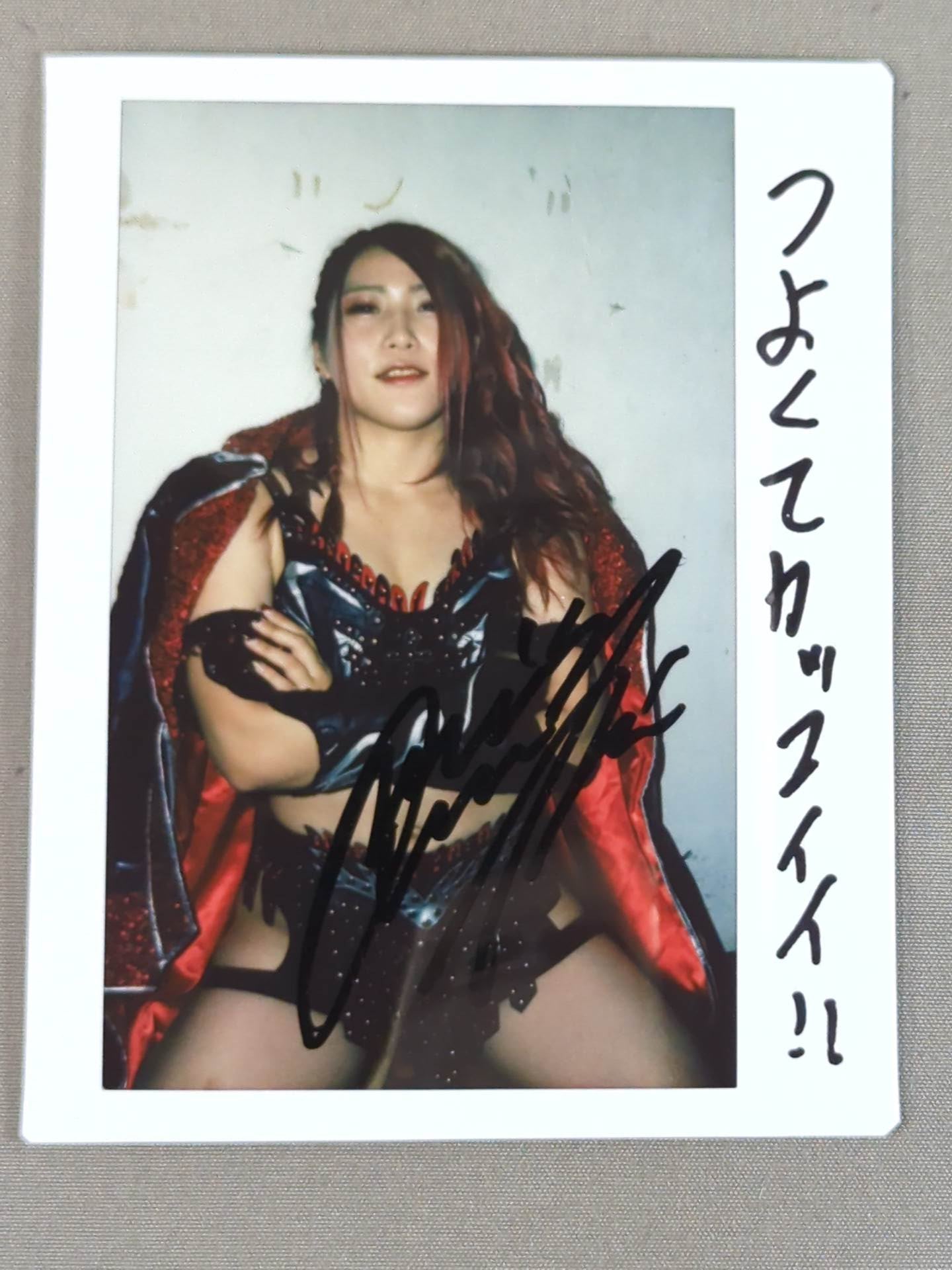 林下詩美 直筆サイン入り チェキ(B-1)