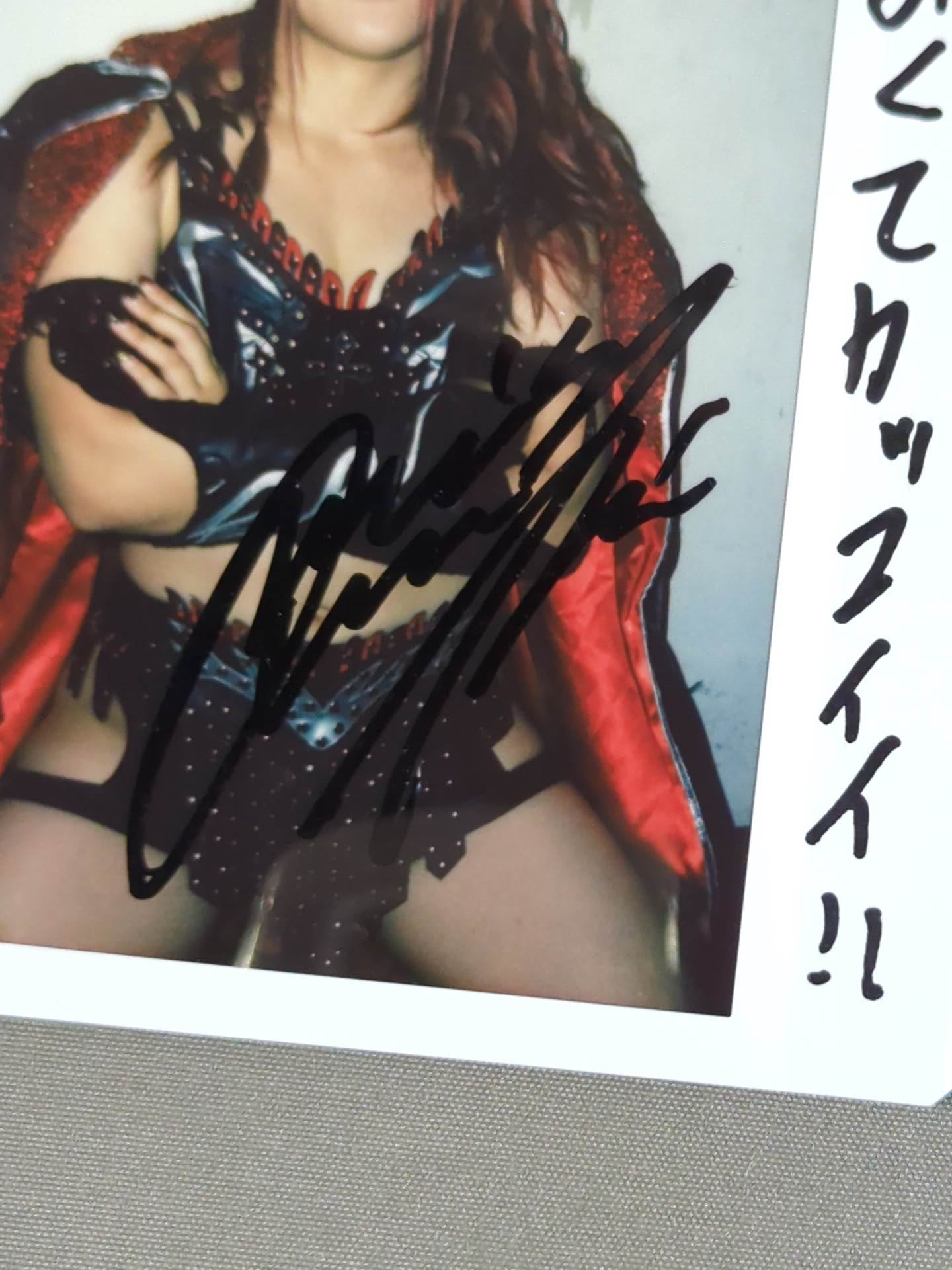 林下詩美 直筆サイン入り チェキ(B-1)