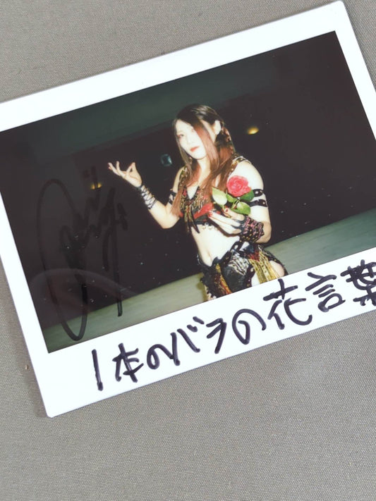 林下詩美 直筆サイン入り チェキ(B-6)