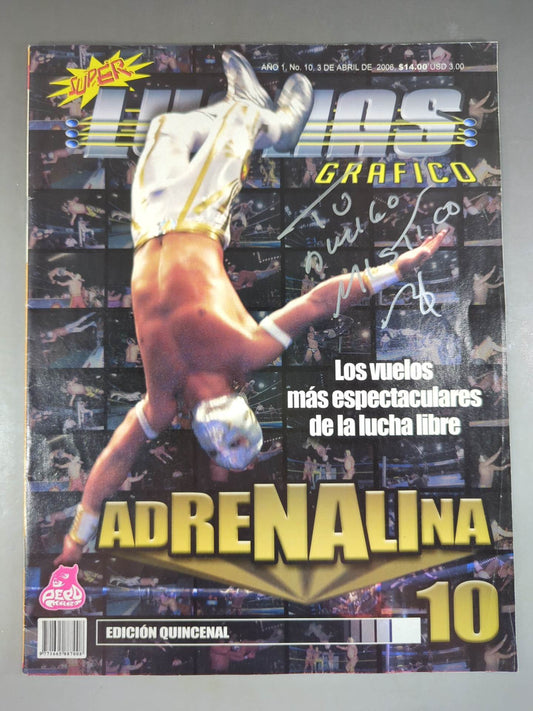 【ミスティコ 直筆サイン入り】SUPER LUCHAS GRAFICO Numero.10