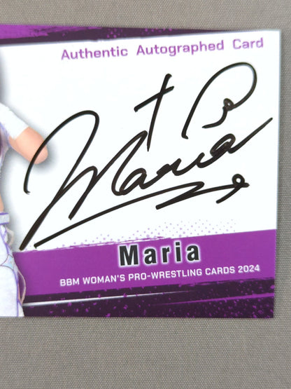 2024 BBM Maria Official Autographed Card