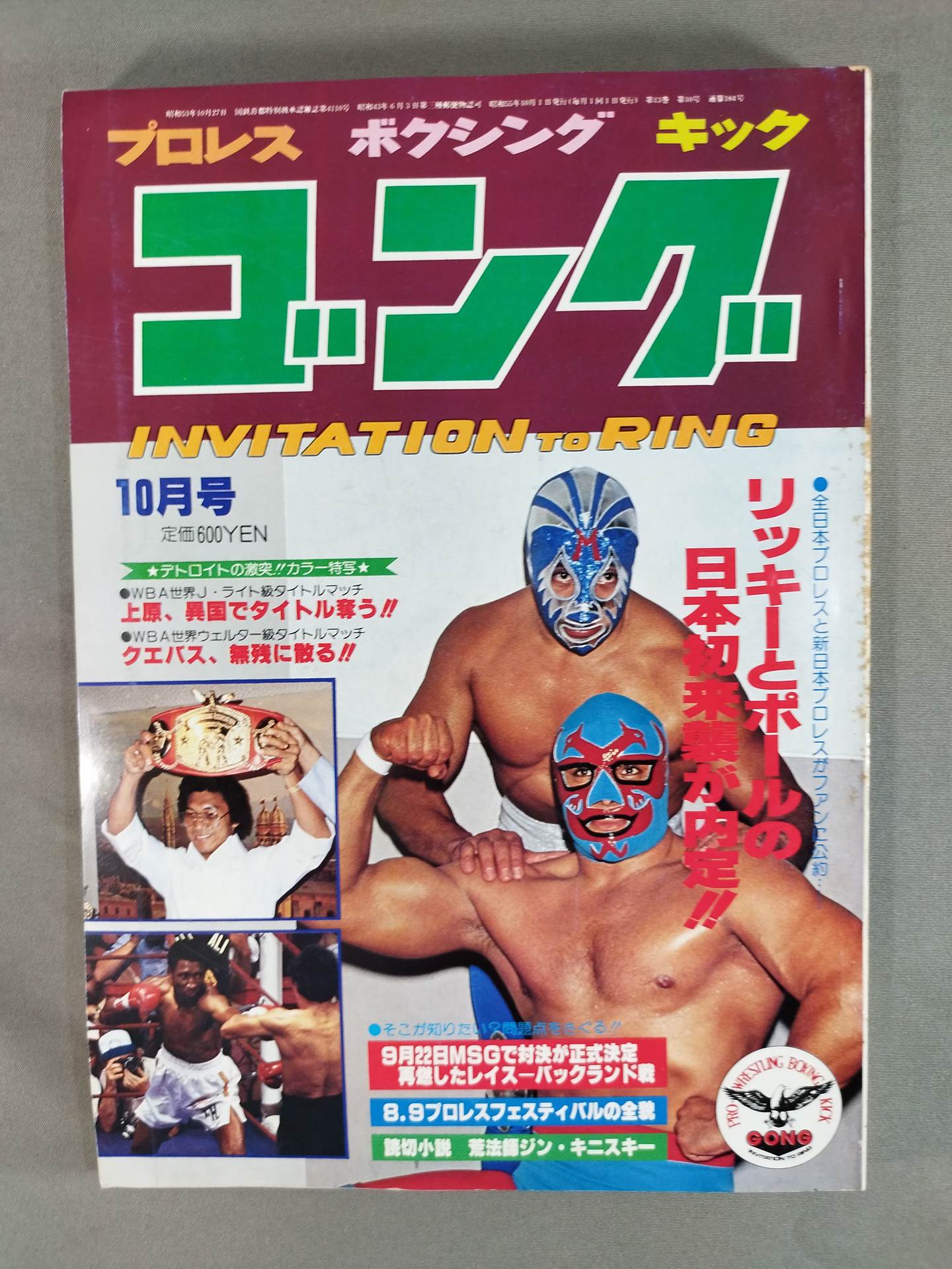 月刊ゴングvol.17 Ｎｏ．1〜Ｎｏ．12 月刊ゴングVol.17 No.12 – 闘道館