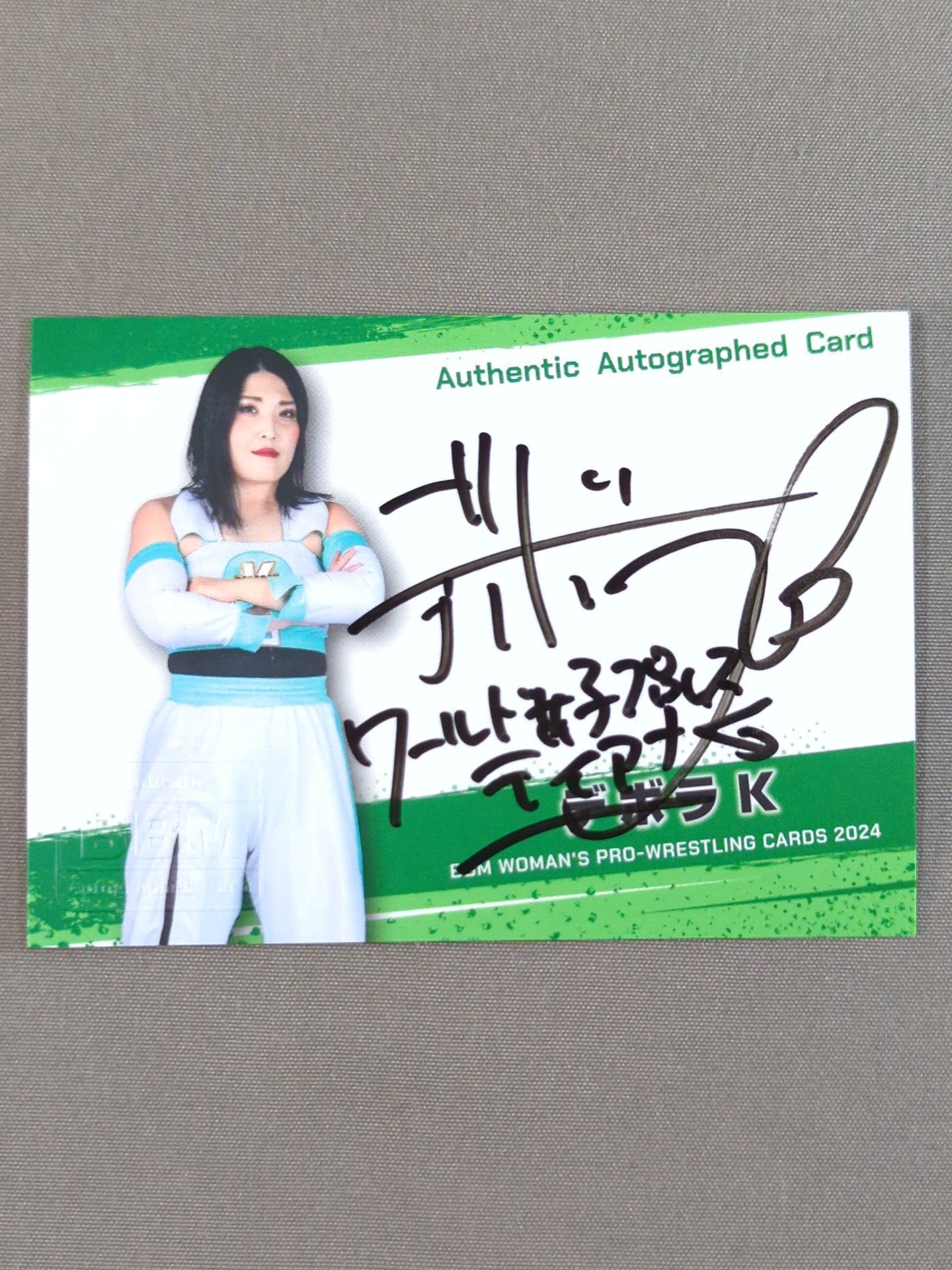 2024 BBM デボラK 公式サインカード