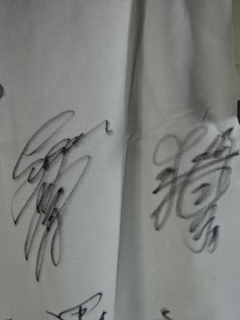 ★10 fighters hand signed autograph ★ GAEA http://www.gaea-inc.com T-shirt