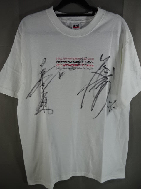 【2選手直筆サイン入り】 GAEA  http://www.gaea-inc.com Tシャツ