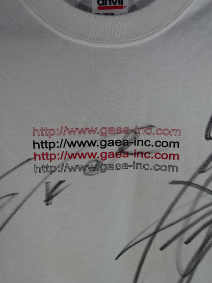 [2 fighters hand signed autograph GAEA http://www.gaea-inc.com T-shirt