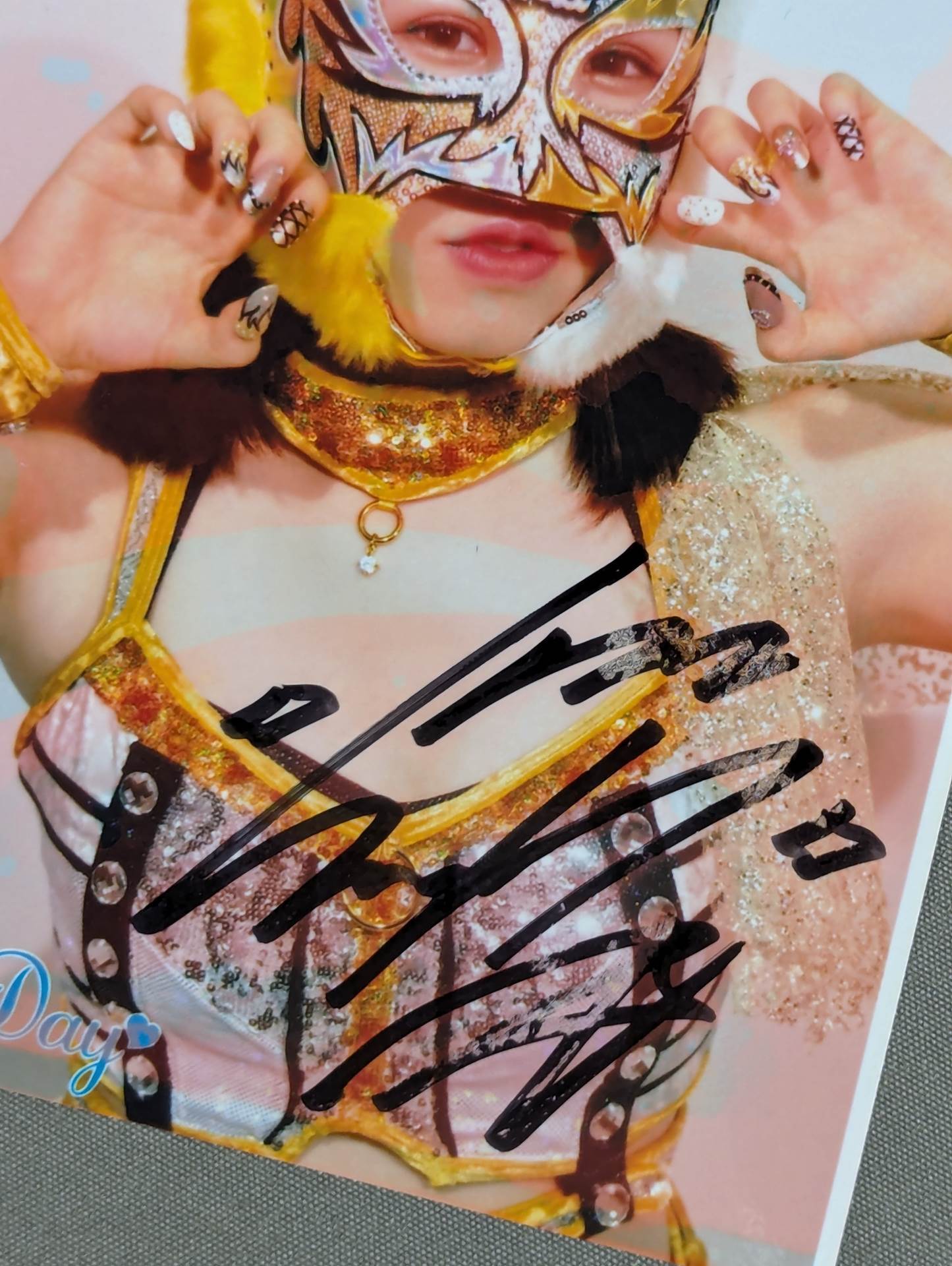 STARLIGHT KID  hand signed autograph photo  (A-1)